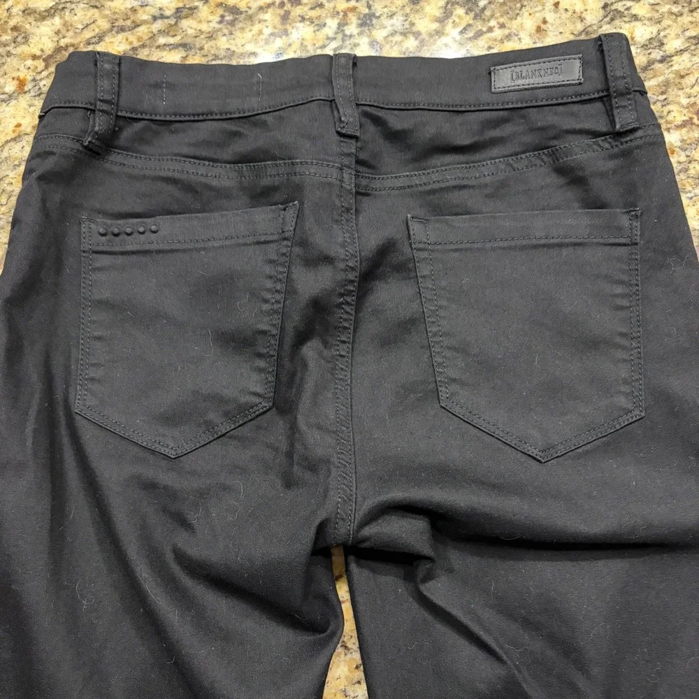 NEW BlankNYC Spray-On Skinny Jeans Nightchild Black Size 28 ws